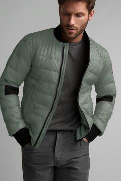Chamarras Canada Goose Hombre Mexico - Dunham Chaqueta De Plumas Verdes AH1478093